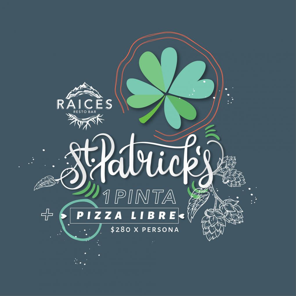 PROMO Fiesta St. Patricks en Raices