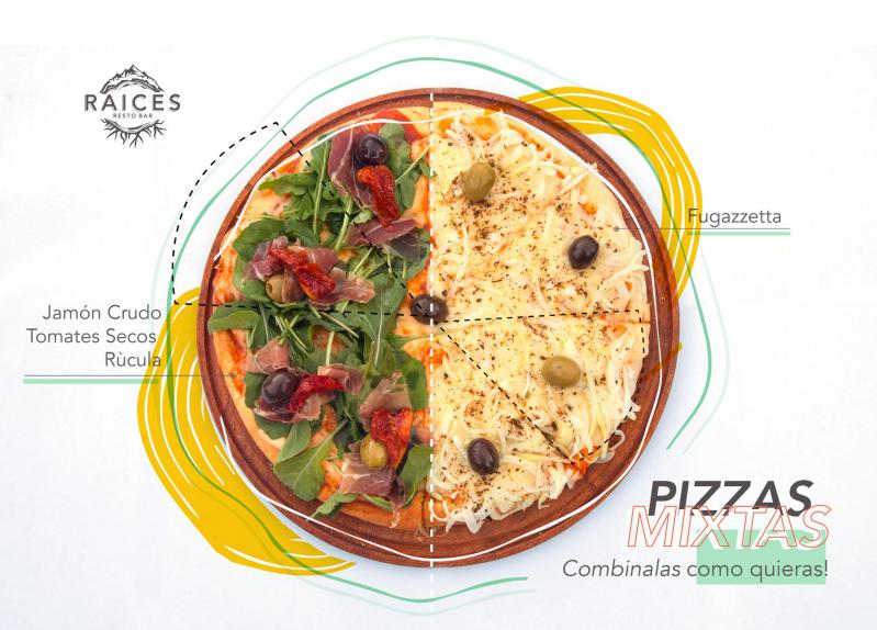 Pizzas Mixtas, &iexcl;Combinalas como quieras!