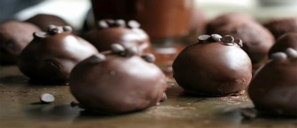 Bombones de chocolate con pimienta 