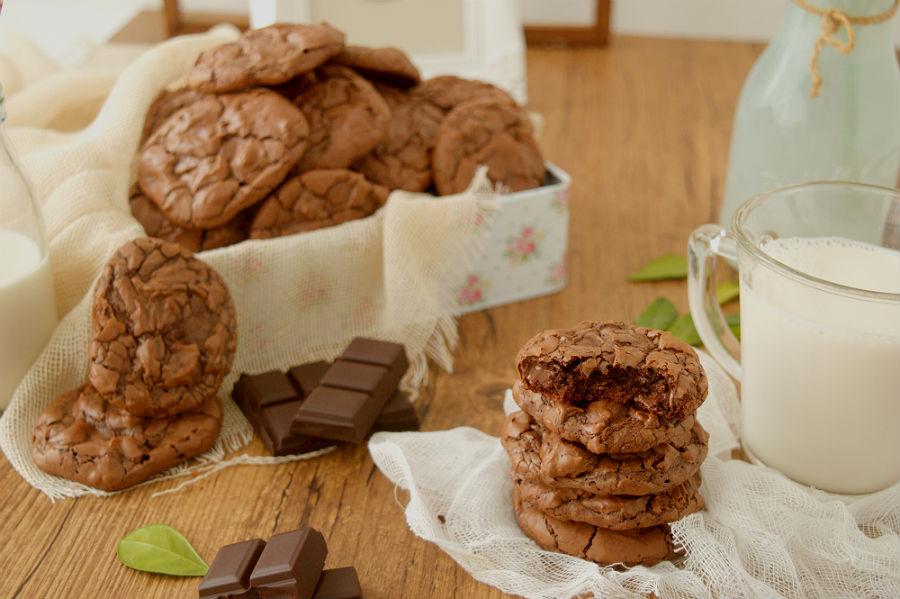 Cookies de Brownie de Chocolate
