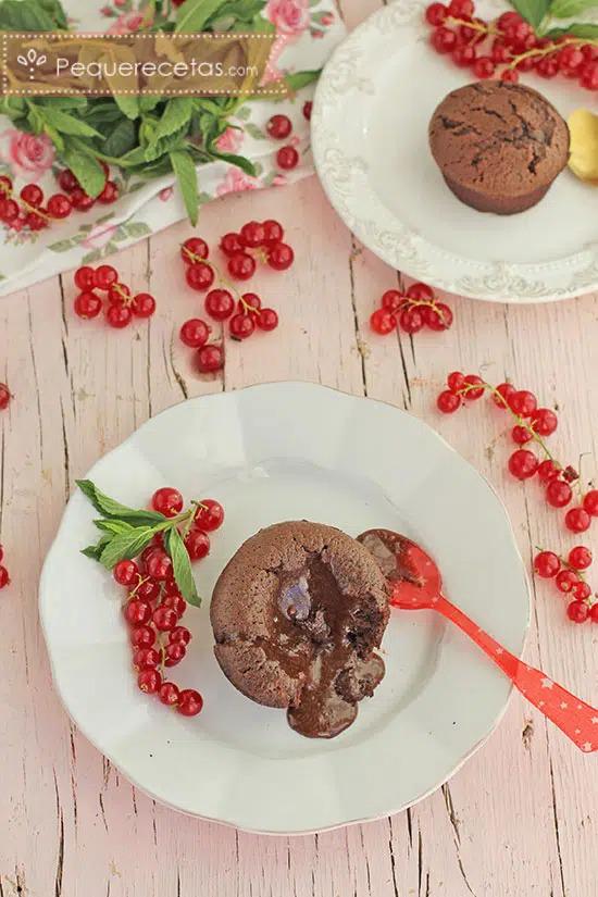 Receta de coulant de chocolate