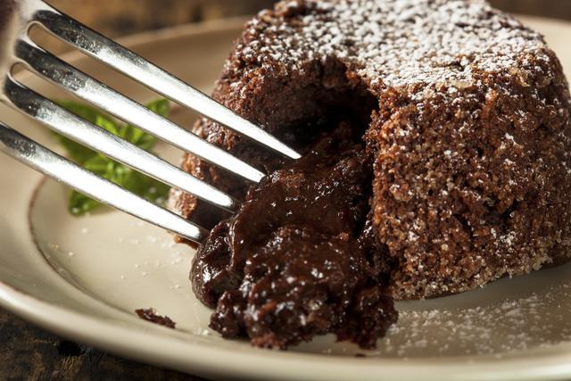 Receta de torta lava de chocolate