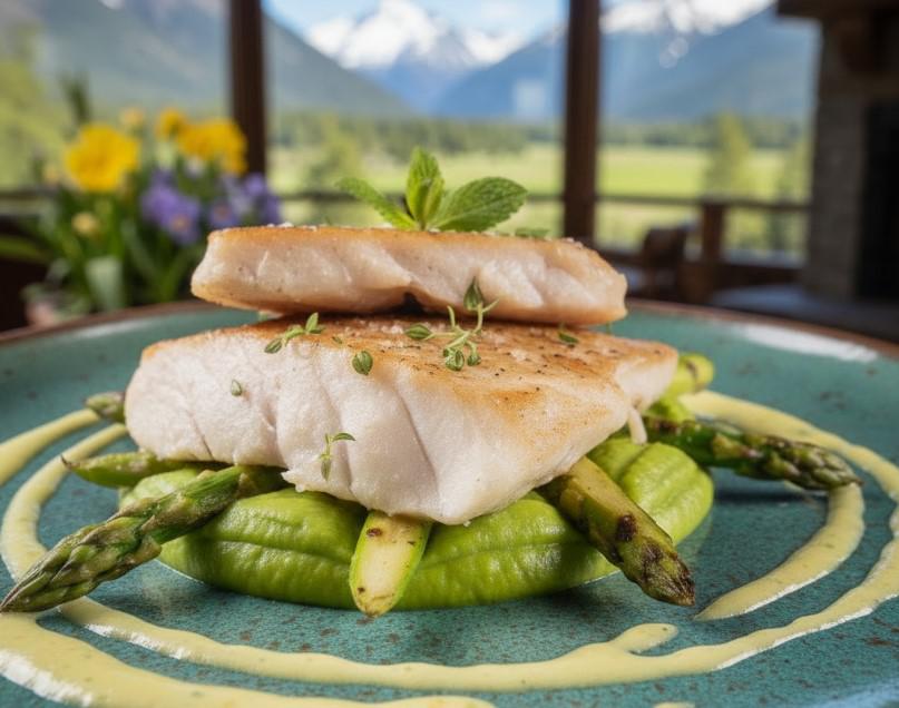  Trucha Patag&oacute;nica Confitada en Aceite de Hierbas
