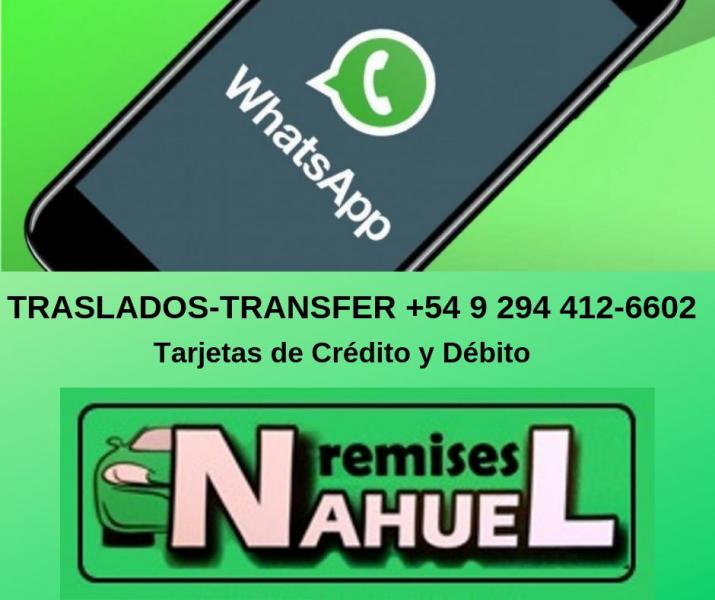 Ped&iacute; tu Remis por WHATSAPP - Traslados - Transfer