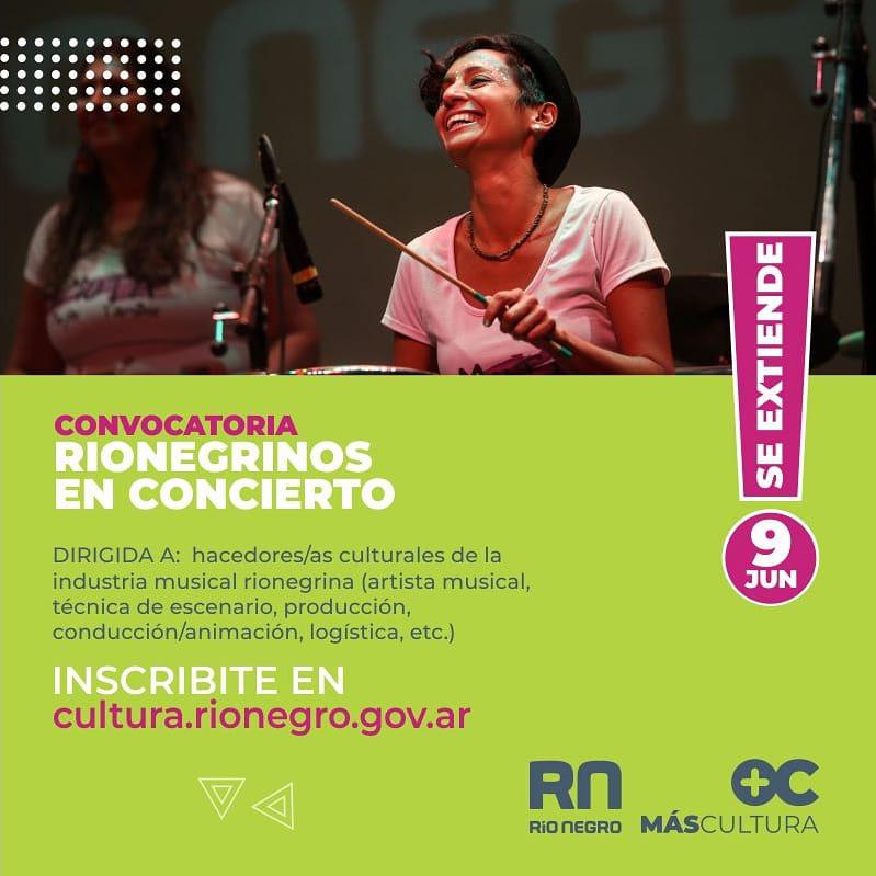 Convocatoria Rionegrinos en Concierto