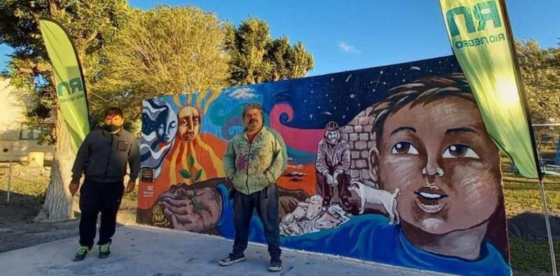 Seis murales inmortalizaron el Eclipse en distintos puntos de la provincia