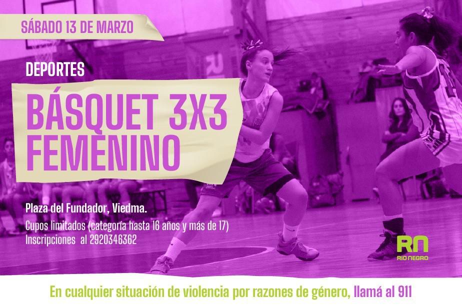 Fin de semana de b&aacute;squet femenino en Viedma