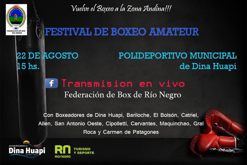 El boxeo amateur sube al ring en un festival en la zona Andina