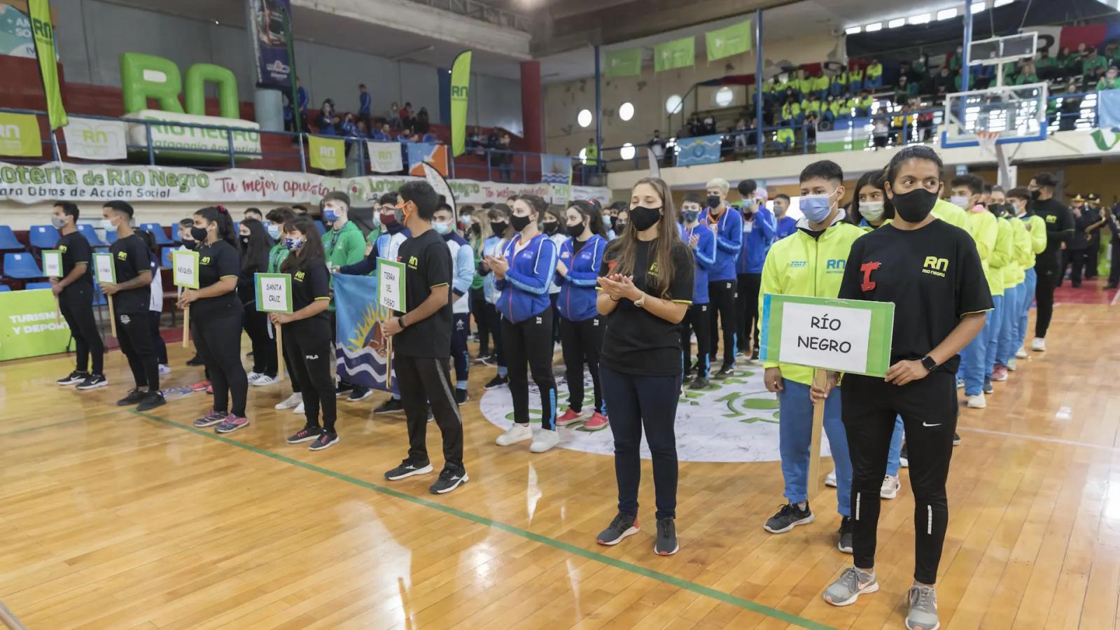 Quedaron inaugurados oficialmente los Juegos Nacionales de la Araucan&iacute;a en R&iacute;o Negro