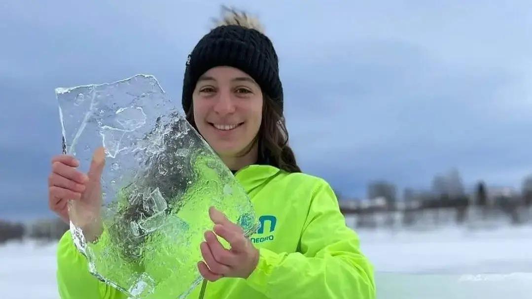 La rionegrina que cruz&oacute; el Canal de la Mancha nadar&aacute; 1 milla en Bariloche