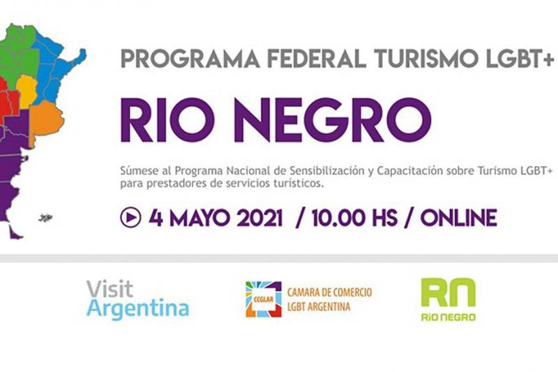 Prestadores de R&iacute;o Negro podr&aacute;n participar de un taller sobre Turismo LGBTQ+