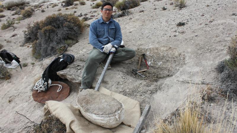 Un joven poblador impuls&oacute; la creaci&oacute;n del Paleoparque Comallo