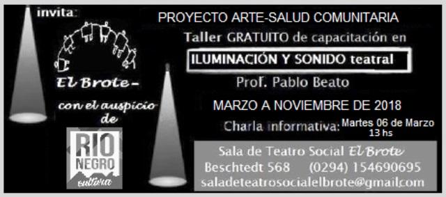 TALLER DE CAPACITACI&Oacute;N T&Eacute;CNICA en ILUMINACI&Oacute;N Y SONIDO TEATRAL