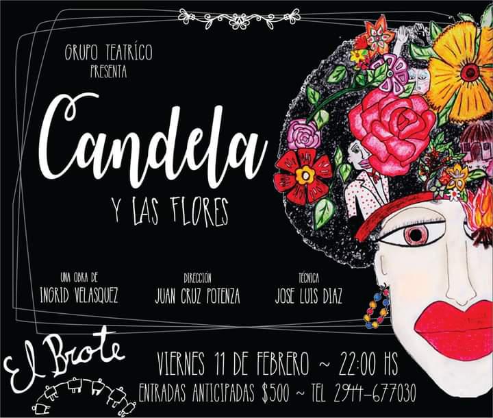 Candela y las flores