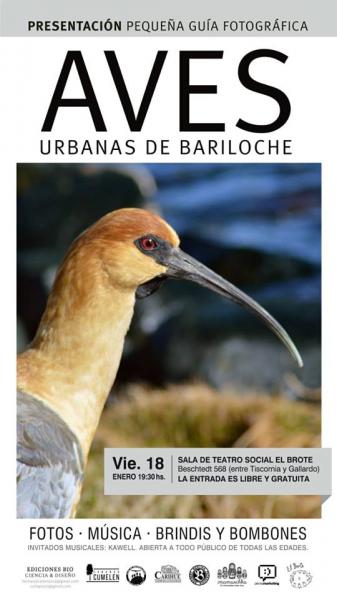 Presentaci&oacute;n de la gu&iacute;a fotogr&aacute;fica de Aves Urbanas de Bariloche