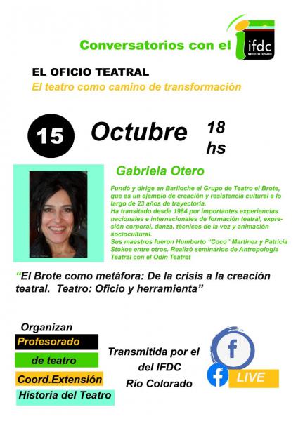 El oficio teatral: el teatro como camino de transformaci&oacute;n