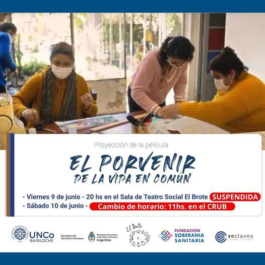 Proyecci&oacute;n del documental El Porvenir de la vida en com&uacute;n