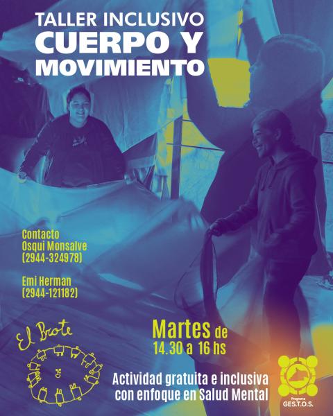 Taller inclusivo de El Brote Cuerpo y movimiento 