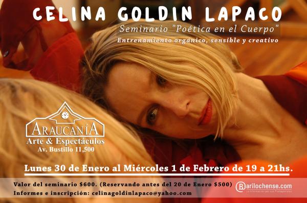 Seminario "Po&eacute;tica en el Cuerpo" por Celina Goldin Lapac&oacute;