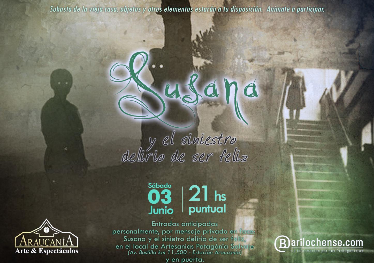 Susana y el Siniestro Delirio de Ser Feliz - TEATRO DE PERCEPCI&Oacute;N en Araucan&iacute;a