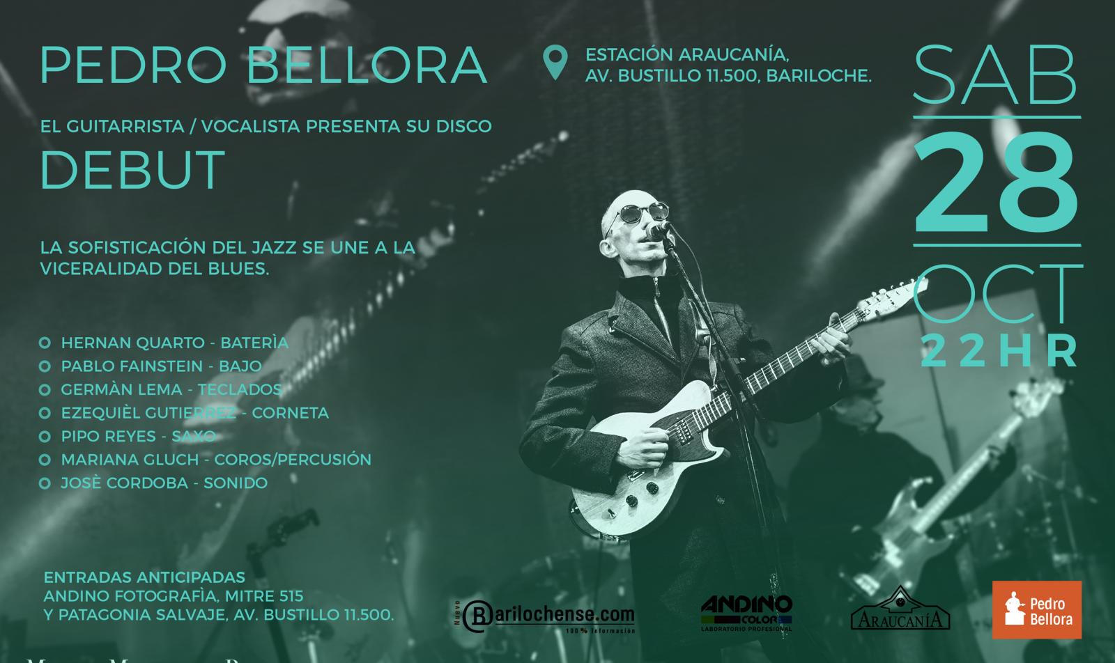 Pedro Bellora presenta "Debut" junto a una gran banda!