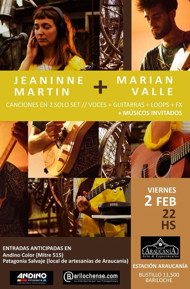Jeaninne Martin y Marian Valle: Canciones N&oacute;madas.