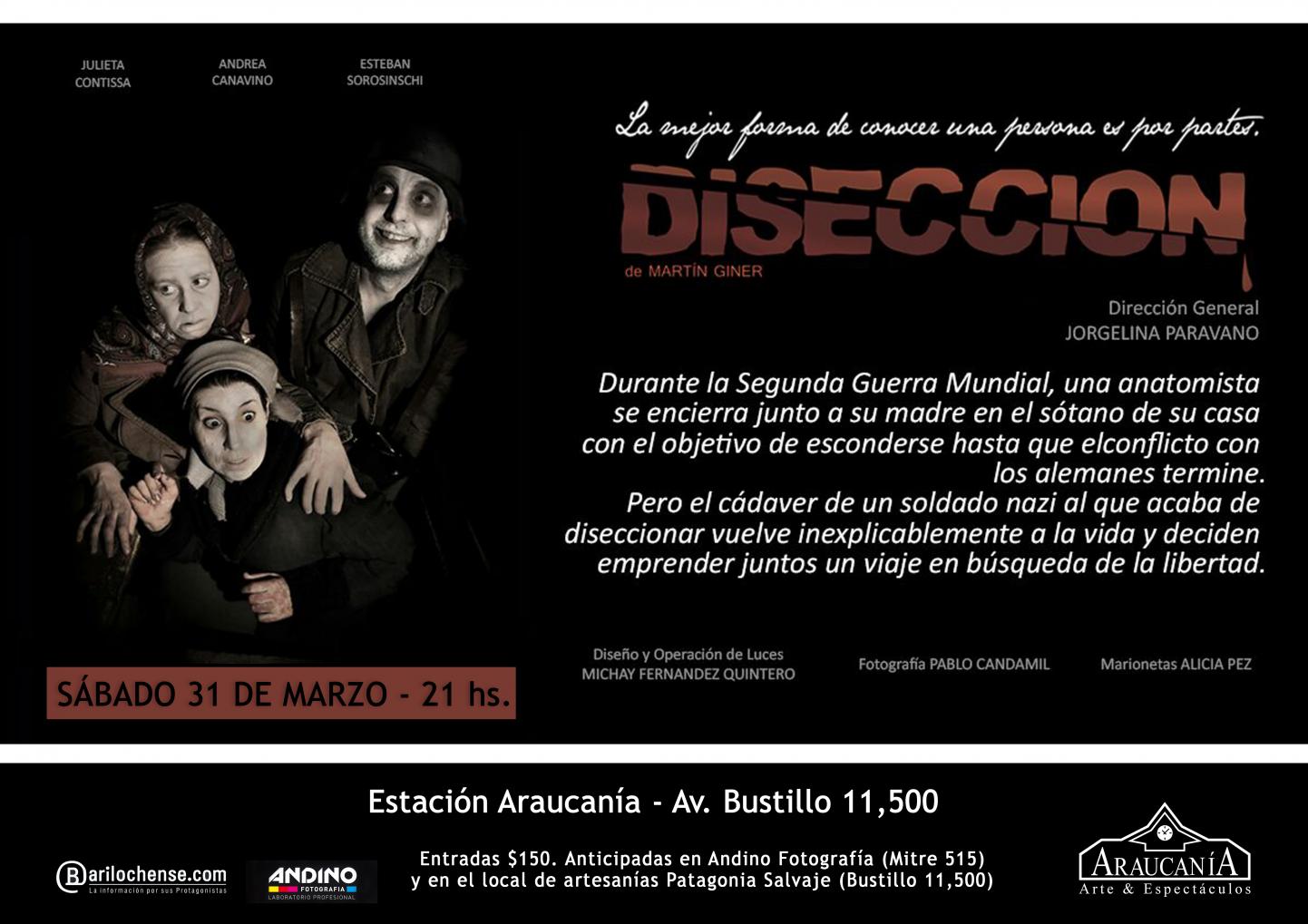 Teatro: DISECCI&Oacute;N  "La mejor forma de conocer a una persona es por partes..."