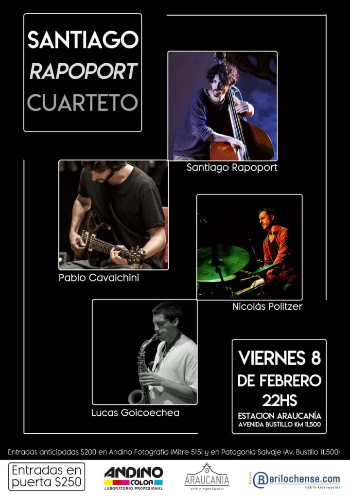 Santiago Rapoport Cuarteto: temas originales y standards de jazz
