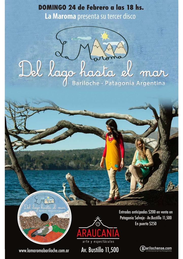 LA MAROMA presenta su tercer disco: "Del Lago hasta el Mar"