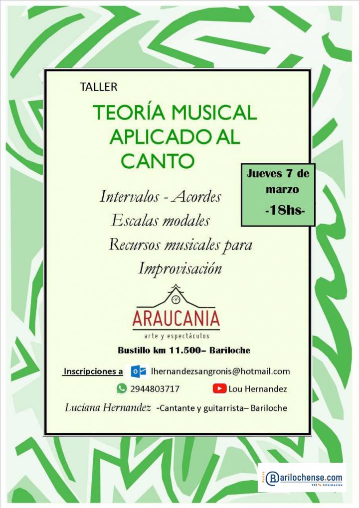 Teor&iacute;a musical aplicada al canto