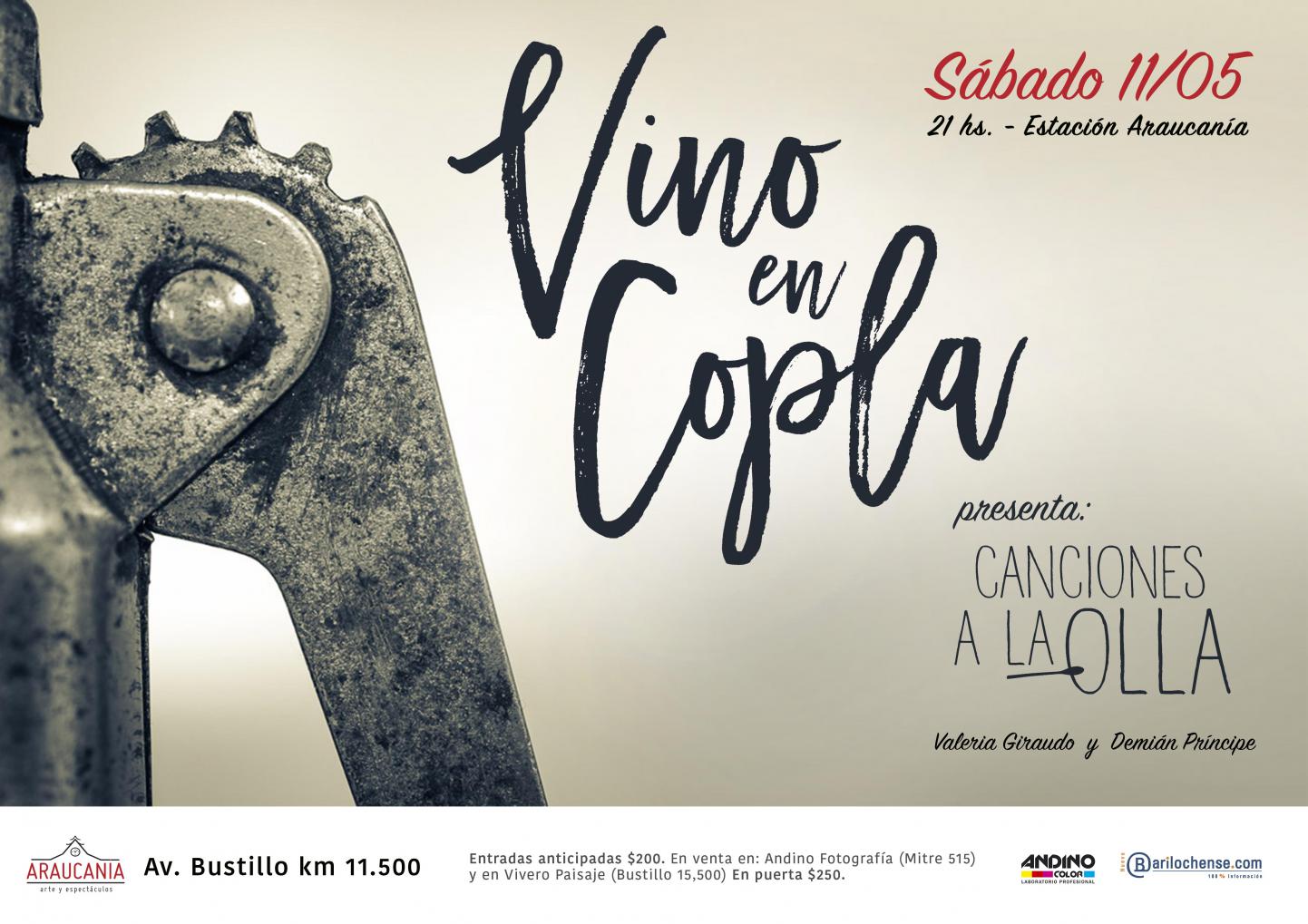  VINO EN COPLA presenta  Canciones a la Olla