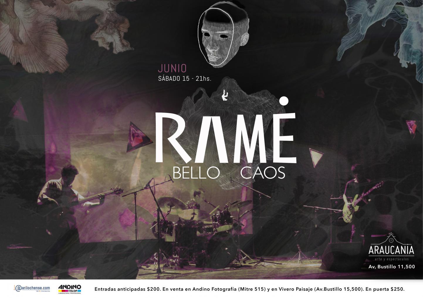 RAM&Eacute; presenta ////BELLO CAOS//////  Show audiovisual en formato tr&iacute;o 