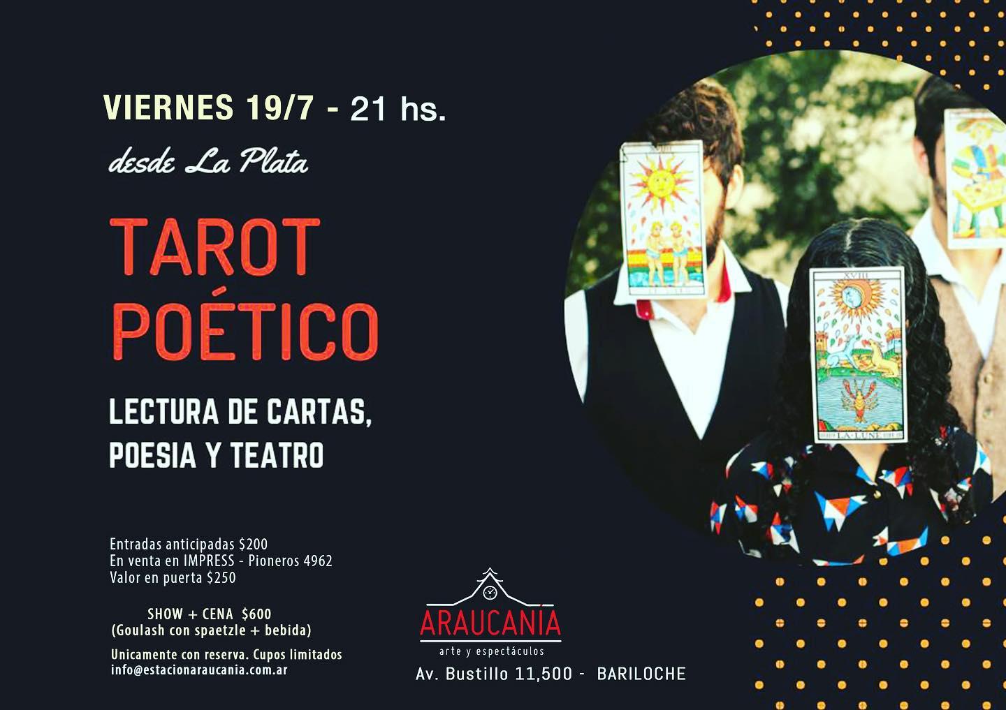 Tarot Po&eacute;tico - Lectura de cartas, teatro y poes&iacute;a en Araucan&iacute;a