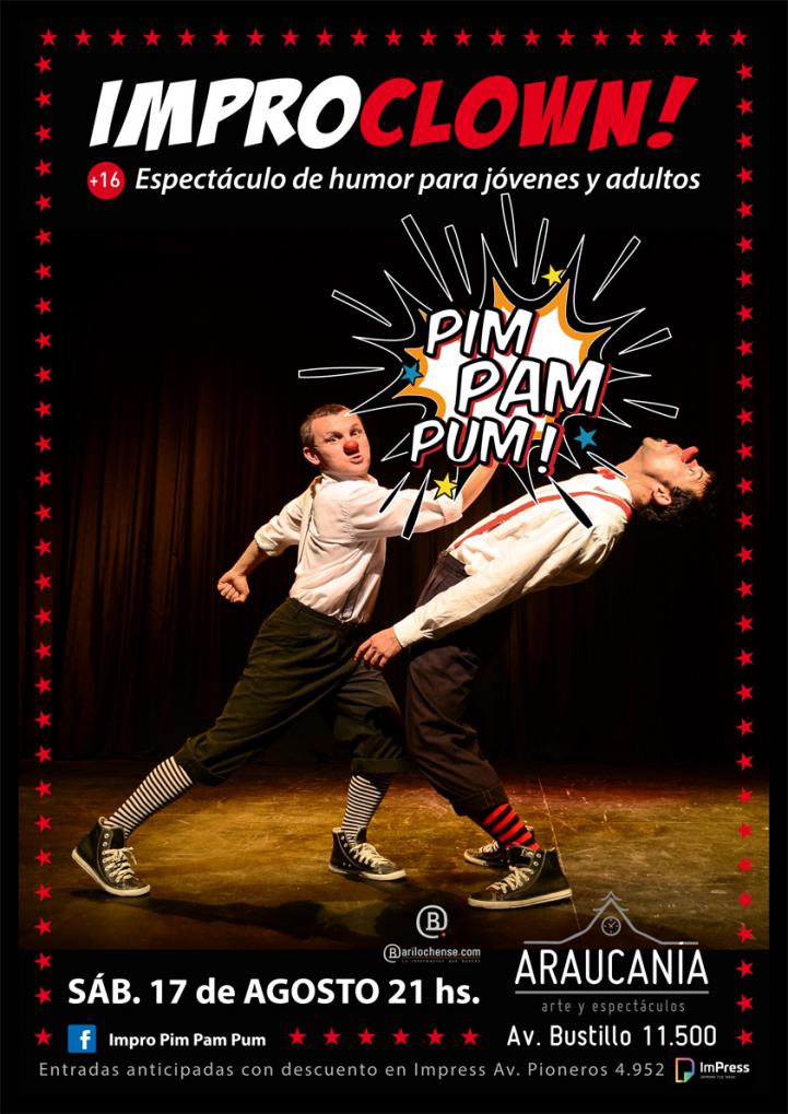 "Pim Pam Pum" presenta su espect&aacute;culo "ImproClown" 