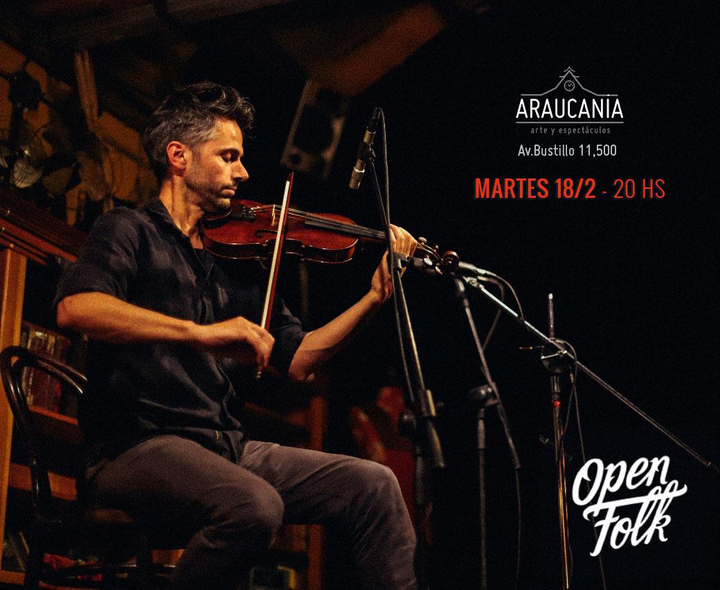 Open Folk Bariloche desembarca este martes en Araucania