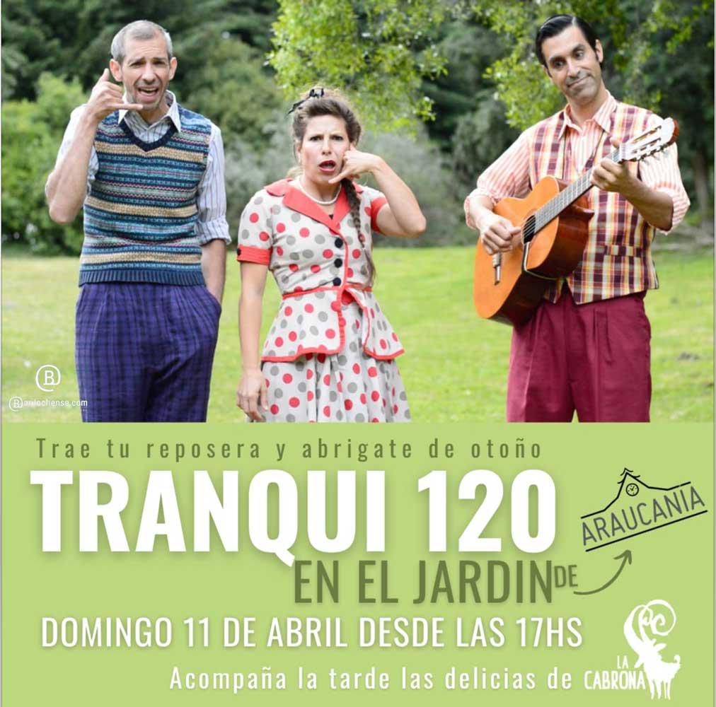 Tranqui 120 Humor en el jard&iacute;n de Araucan&iacute;a!!