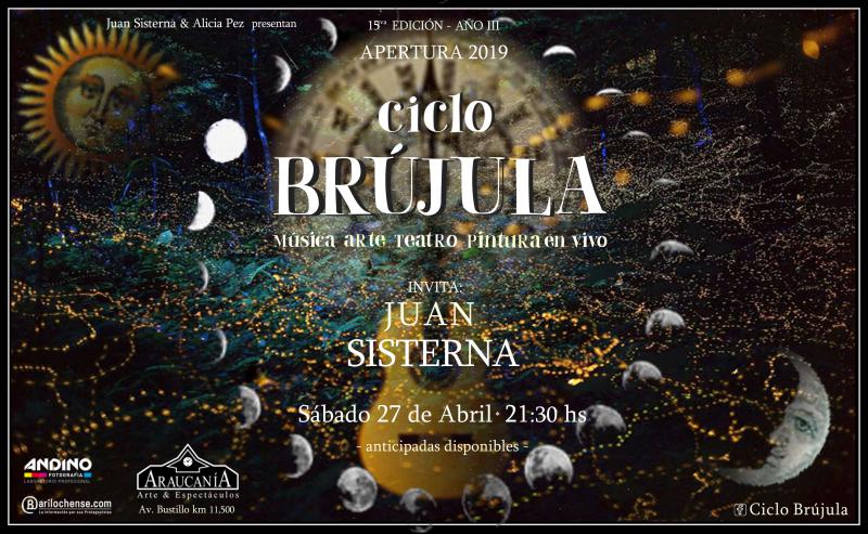 VUELVE CICLO BR&Uacute;JULA Invita la XV edici&oacute;n: Juan Sisterna