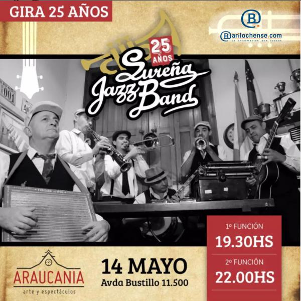 Sure&ntilde;a Jazz Band se presenta en Bariloche con dos conciertos imperdibles