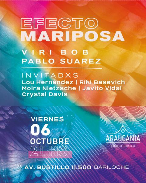  VIRI BOB + PABLO SUAREZ + INVITADXS!!! PRESENTACION ALBUM: EFECTO MARIPOSA + LANZAMIENTOS!