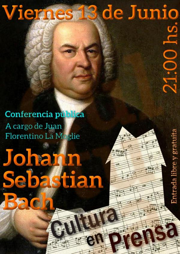 Conferencia p&uacute;blica  Johann Sebastian Bach, m&uacute;sico luterano y universal. Vigencia de su legado musical 