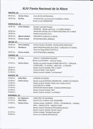 Fiesta de la Nieve: Viernes