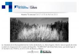 Pedro Aznar presentará su muestra de fotografías Tu Eres Eso en Bariloche