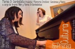 Memoria emotiva, una propuesta de Marisa Di Giambatista y Virginia Miller para Cultura en Prensa