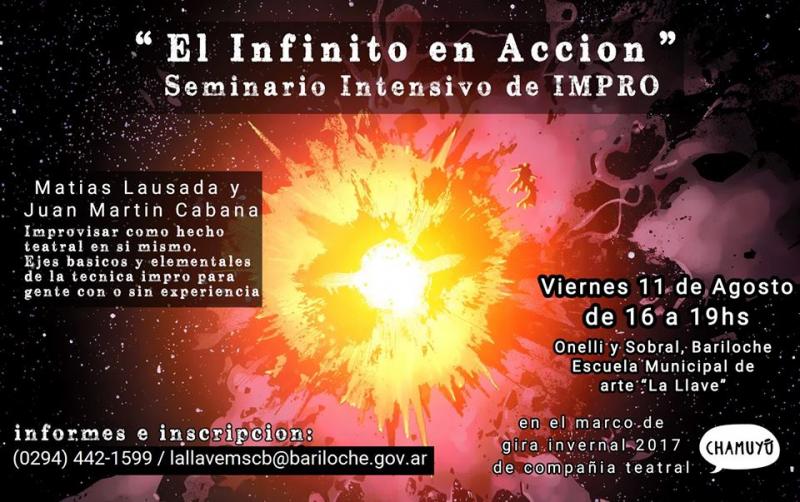 Show unipersonal y seminario de improvisación a cargo de la compañía Chamuyo