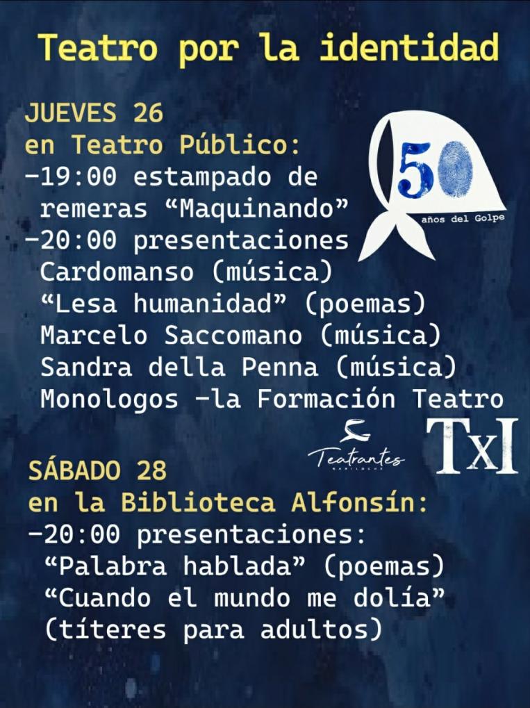  Teatro por la identidad en el Teatro P&uacute;blico: