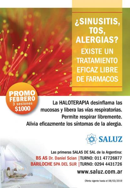 HALOTERAPIA: PROMOCI&Oacute;N - Respir&aacute; Libremente, Mejor&aacute; tu Piel y Aument&aacute; tu Rendimiento F&iacute;sico