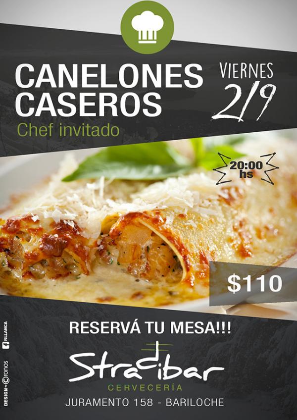 CANELONES CASEROS en STRADIBAR por Chef invitado