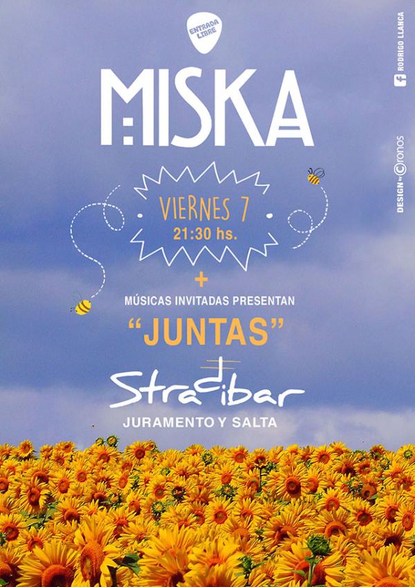 MISKA + M&uacute;sicas invitadas presentan "JUNTAS" en STRADIBAR ac&uacute;stico
