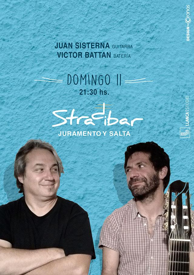 Victor Batt&aacute;n y Juan Sisterna en STRADIBAR