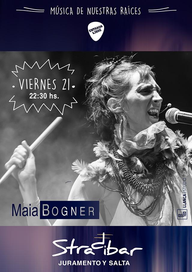 Maia Bogner en Stradibar presentando musica de nuestras raices